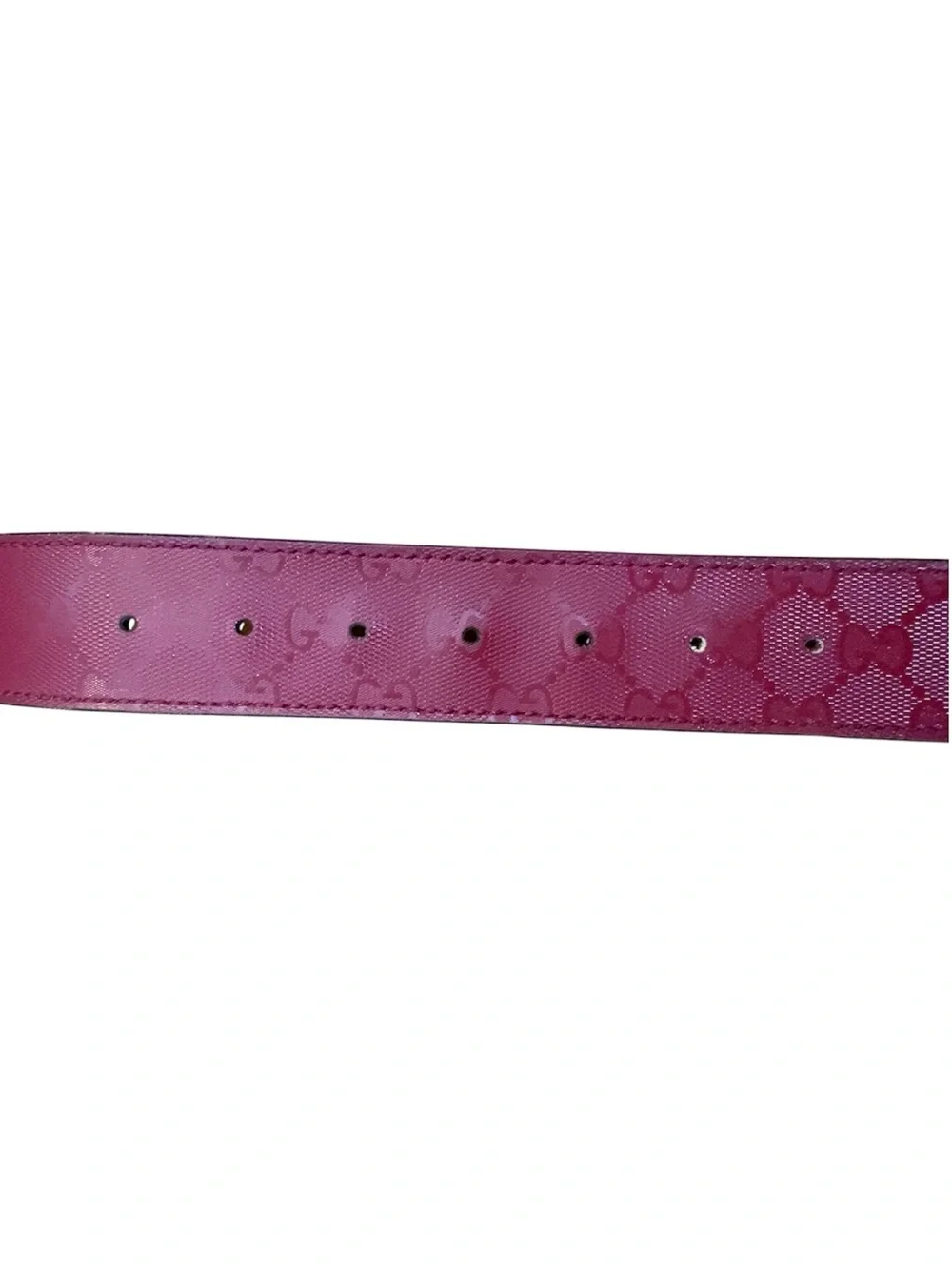 Gucci Interlocking G belt Red Size 85/40